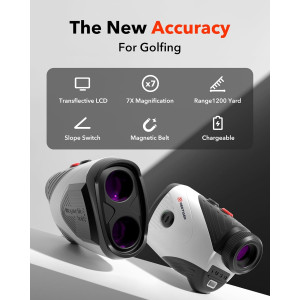 REDTIGER Golf Rangefinder 1200 Yards - Précision & Slope