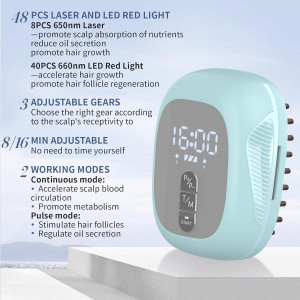 Laser Comb : Stimule la Croissance des Cheveux Efficacement