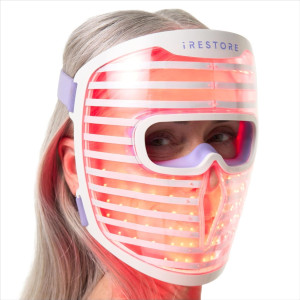 iRestore LED Face Mask: Blue, Infrared & Red Light Therapy for Youthful Skin