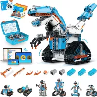 Kit Robot Educatif WhalesBot E7 Pro 12-en-1 pour Enfants