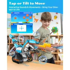 Kit Robot Educatif WhalesBot E7 Pro 12-en-1 pour Enfants