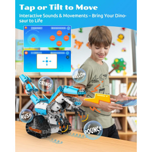 WhalesBot E7 Pro 12-in-1 STEM Coding Robot Kit for Kids Ages 8-12