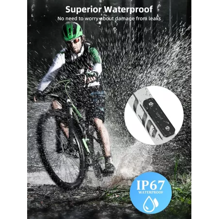 TopMade Bike Tracker : GPS Universel pour Apple, Étanche et Rechargeable