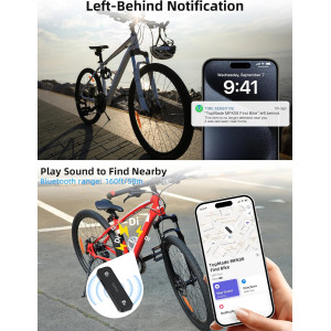 TopMade Bike Tracker: Global GPS Finder for Apple Devices, Waterproof