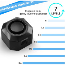 110dB Rechargeable Bike Alarm with Remote - Anti-Theft Wireless Security