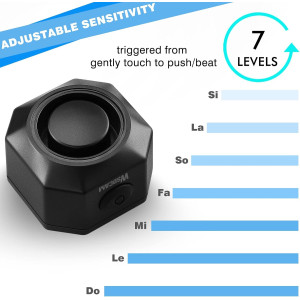 110dB Rechargeable Bike Alarm with Remote - Anti-Theft Wireless Security