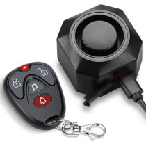 110dB Rechargeable Bike Alarm with Remote - Anti-Theft Wireless Security