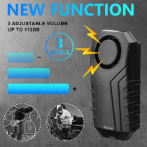 Secure Your Bike with WSDCAM 113dB Anti-Theft Alarm & Remote