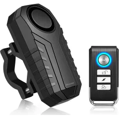 Alarme de vélo anti-vol WSDCAM 113dB avec télécommande étanche