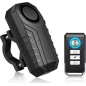 Alarme Vélo Antivol WSDCAM 113dB: Sécurité Maximale avec Télécommande & Étanchéité IP55