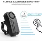 Alarme Vélo Antivol WSDCAM 113dB: Sécurité Maximale avec Télécommande & Étanchéité IP55