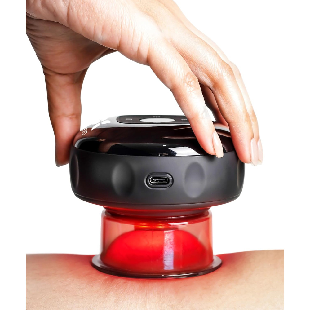 REVO 4-in-1 Smart Cupping Therapy Massager & Red Light Pain Relief REVO 4-in-1 Smart Cupping Therapy Massager & Red Light Pain Relief
