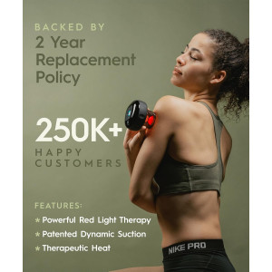 REVO 4-en-1 Massager : Cupping & Thérapie Lumière Rouge