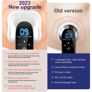 Massageur Anti-Cellulite 4 Têtes Pro Max, Sans Fil