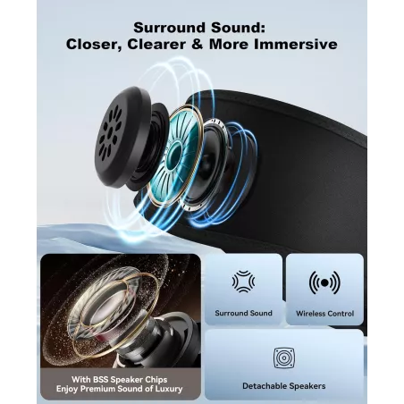 MUSICOZY: Casque de Sommeil Bluetooth 5.4, Écouteurs Ultra-fins pour Sport & Relaxation - Son Immersif, Confort Absolu!