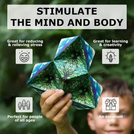 SHASHIBO Cube Magnétique : 70+ Formes et App Mobile Fun