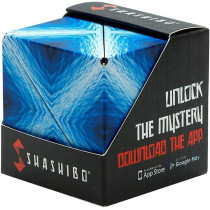 SHASHIBO Shape Shifting Box: Transforming STEM Fidget Cube - Blue Planet