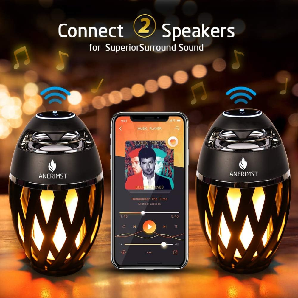 Unique Outdoor Bluetooth Speaker Gift for Men - Waterproof & LED Light Unique Outdoor Bluetooth Speaker Gift for Men - Waterproof & LED Light