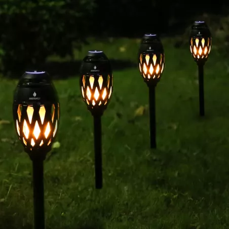 ANERIMST Enceinte Bluetooth Étanche avec Lampe Torche LED - Son Immersif & Ambiance Parfaite pour Extérieur