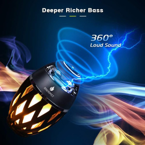 Unique Outdoor Bluetooth Speaker Gift for Men - Waterproof & LED Light