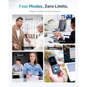 AI Voice Recorder: Secure Offline Recording, 5-Language Transcription