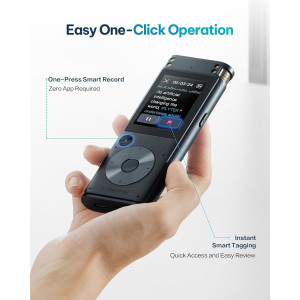 AI Voice Recorder: Secure Offline Recording, 5-Language Transcription