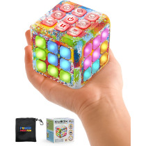 Power Your Fun: Cubik LED Flashing Cube Memory Game for Kids