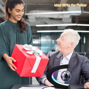 Magnetic Levitating Globe with LED Light - Cool Tech Gift for All!
