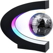 Magnetic Levitating Globe with LED Light - Cool Tech Gift for All!