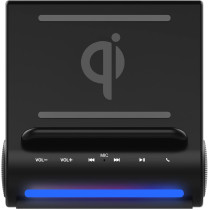 Azpen Dockall D108: 3-in-1 Wireless Charger & Bluetooth Speaker Station