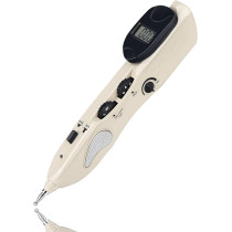 Rechargeable Electronic Acupuncture Pen with 3 Massage Heads