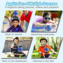 PROGRACE Kids Waterproof Camera - 1080 HD Action Toy for Boys