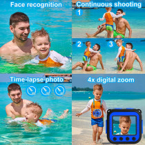PROGRACE Kids Waterproof Camera - 1080 HD Action Toy for Boys