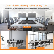 TOUCAN 360° Video Conference Camera - 1080p HD, AI Tracking, Multi-Platform