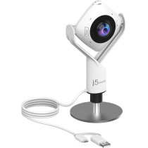 j5create 360° Webcam: 1080P HD Camera for Video Conferencing & Online Classes