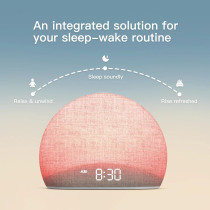 Wake Up Gently: Housbay Sunrise Alarm Clock & White Noise Machine