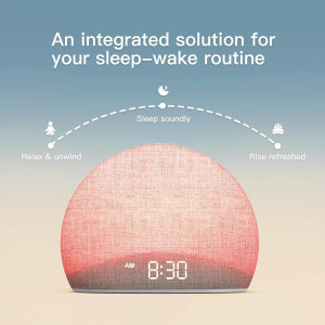 Wake Up Gently: Housbay Sunrise Alarm Clock & White Noise Machine