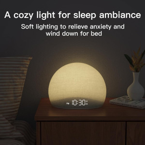 Wake Up Gently: Housbay Sunrise Alarm Clock & White Noise Machine