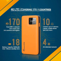 RoamWiFi 4G LTE Mobile Hotspot: Global Coverage, No SIM Required