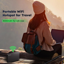 GlocalMe U3 Portable 4G LTE Hotspot - Travel WiFi for 200+ Countries