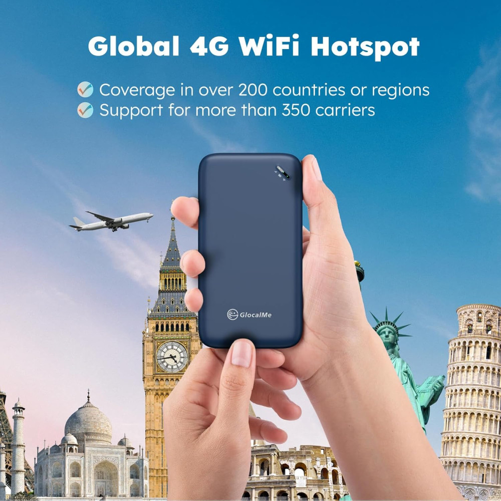 GlocalMe UPP 4G LTE Pocket WiFi: Global Data, No SIM, Travel Ready GlocalMe UPP 4G LTE Pocket WiFi: Global Data, No SIM, Travel Ready