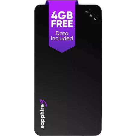 Sapphire 3 Hotspot : WiFi Portable 130+ Pays, 4GB Offerts