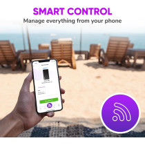 Sapphire 3 Portable WiFi Hotspot: Global 4GB Data, 18-Hour Battery