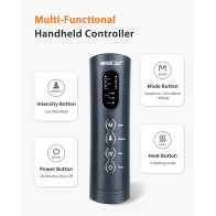 Relieve Pain & Edema with CINCOM Heated Leg Massager & Compression