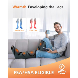 Massager de Jambes CINCOM : Chaleur et Compression pour Soulagement