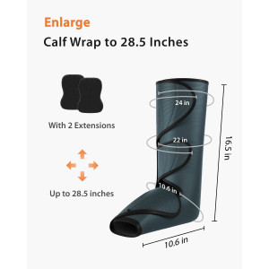 Relieve Pain & Edema with CINCOM Heated Leg Massager & Compression