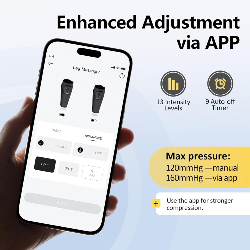 Comfytemp Cordless Leg Massager: Pain Relief & Comfort for Moms Comfytemp Cordless Leg Massager: Pain Relief & Comfort for Moms