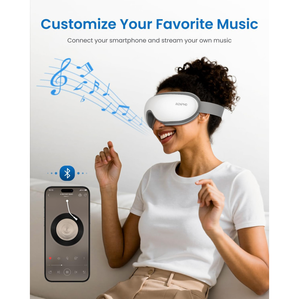 RENPHO Eyeris 1 Eye Massager: Relaxation Gift for Mom, Dad, & You RENPHO Eyeris 1 Eye Massager: Relaxation Gift for Mom, Dad, & You