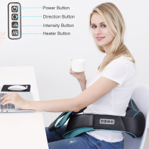 Mo Cuishle Shiatsu Back & Neck Massager with Heat - Perfect Gifts!