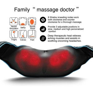 Mo Cuishle Shiatsu Back & Neck Massager with Heat - Perfect Gifts!